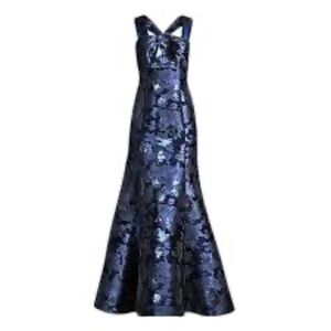 Aidan Mattox Damask gown